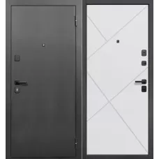 Входная дверь ПРОсемь (Антик серебро/Сатин белый 860*2050 левая)