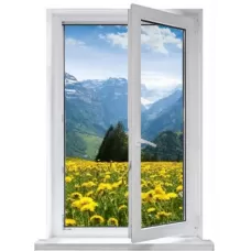 Окно ULTRA одностворчатое 62/24 (поворотно-откидное)