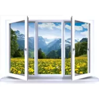 Окно ULTRA трехстворчатое 70/32 (поворотное/глухое/поворотно-откидное)