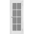 Межкомнатная дверь 101U ПО (Белый матовый)