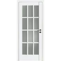 Межкомнатная дверь 102U ПО (Белый матовый)