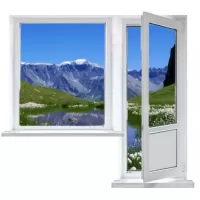 Балконный блок ULTRA 62/24 (створка широкая глухая)