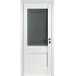 Межкомнатная дверь 2U ПО (Белый матовый)
