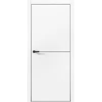 Межкомнатная дверь FOX-2 Al (Белый матовый ПП)