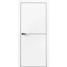 Межкомнатная дверь FOX-2 Al (Белый матовый ПП)