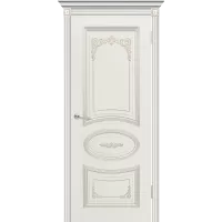 Полотно Арма (эмаль Белая + патина «Белое золото» 2000*900) глухая