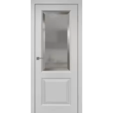 Полотно Бостон (эмаль Грей лайт 2000*700) со стеклом