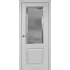 Межкомнатная дверь Бостон (эмаль Грей лайт) со стеклом