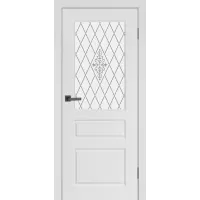 Полотно Честер (эмаль Белая 2000*700) со стеклом