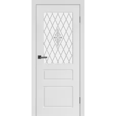 Полотно Честер (эмаль Белая 2000*700) со стеклом