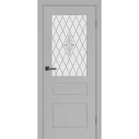 Полотно Честер (эмаль Грей лайт 2000*700) со стеклом