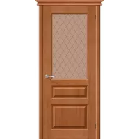 Межкомнатная дверь М5 (Т-05 Светлый Лак Кристалл)