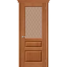 Межкомнатная дверь М5 (Т-05 Светлый Лак Кристалл)