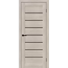 Межкомнатная дверь Браво-22 (Cappuccino Melinga Black Shine)