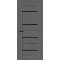 Межкомнатная дверь Браво-22 (Slate Art Black Shine)