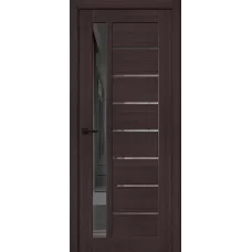 Межкомнатная дверь Браво-27 (Wenge Melinga Mirox Grey)