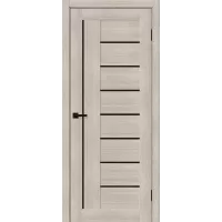 Межкомнатная дверь Браво-29 (Cappuccino Melinga Black Shine)