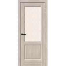 Межкомнатная дверь Неоклассик-33 (Cappuccino Melinga White Сrystal)