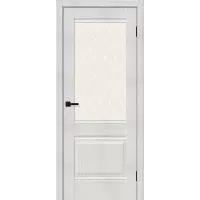Межкомнатная дверь Прима-3 (Bianco Melinga White Сrystal)