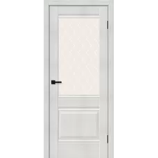 Межкомнатная дверь Прима-3 (Bianco Melinga White Сrystal)