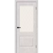 Межкомнатная дверь Прима-3 (Look Art White Сrystal)