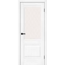 Межкомнатная дверь Прима-3 (Snow Melinga White Сrystal)