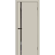 Межкомнатная дверь Браво-0.40 П (Cream Silk  Mirox Grey)
