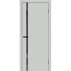 Межкомнатная дверь Браво-0.40 П (Grey Silk Mirox Grey)