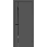 Межкомнатная дверь Браво-0.40 П (Stormy Silk Mirox Grey)