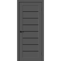 Межкомнатная дверь Браво-22 (Stormy Silk Black Shine)