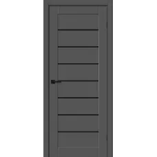 Межкомнатная дверь Браво-22 (Stormy Silk Black Shine)