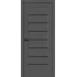 Межкомнатная дверь Браво-22 Black Shine (Stormy Silk)