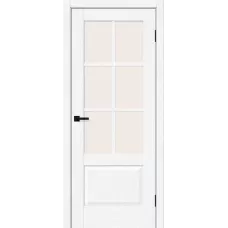Межкомнатная дверь Прима-13.0.1 (White Silkwood Magic Fog)