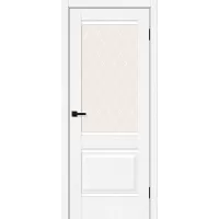 Межкомнатная дверь Прима-3 (White Silkwood White Сrystal)
