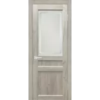 Полотно Евро 29 (Дуб крафт белый 2000*700) со стеклом