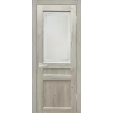 Полотно Евро 29 (Дуб крафт белый 2000*700) со стеклом