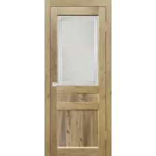 Полотно Евро 29 (Дуб крафт натуральный 2000*700) со стеклом