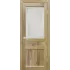 Межкомнатная дверь Евро 29 (Дуб крафт натуральный) со стеклом