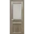 Межкомнатная дверь Евро 29 (Дуб крафт серый) со стеклом