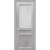 Межкомнатная дверь Евро 29 (Граф белый) со стеклом