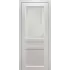 Межкомнатная дверь Евро 29 (Эмалит белый) со стеклом