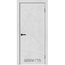Межкомнатная дверь Geometry-1 ПГ (Бетон снежный)