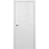 Межкомнатная дверь Графика 5 (Эмалит белый)