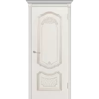 Полотно Гранада (эмаль Белая + патина «Белое золото» 2000*900) глухая