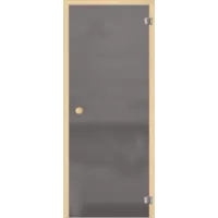 Дверь для бани Лайт (стекло Белое) + ручка Кноб 1890*690