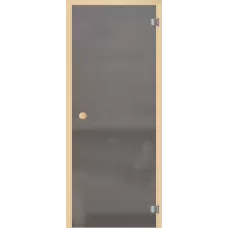 Дверь для бани Лайт (стекло Белое) + ручка Кноб 1890*690