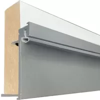 Коробка INVISIBLE  Мат. хром комплект (для ДП 60, 70, 80, 90)