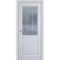 Межкомнатная дверь Рейне (эмаль Грей лайт) со стеклом
