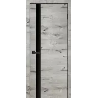 Полотно Роял (Дуб Арктика) со стеклом 2000*600