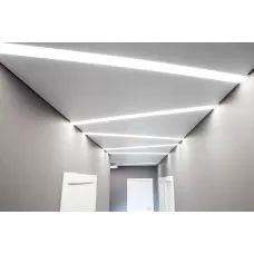 Натяжной потолок со световыми линиями (рассчитать стоимость)